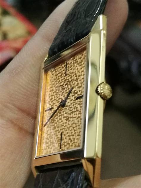 18k gold patek philippe case art deco|patek philippe gondola watch.